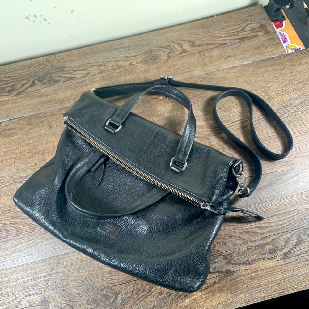 Fossil fold over purse